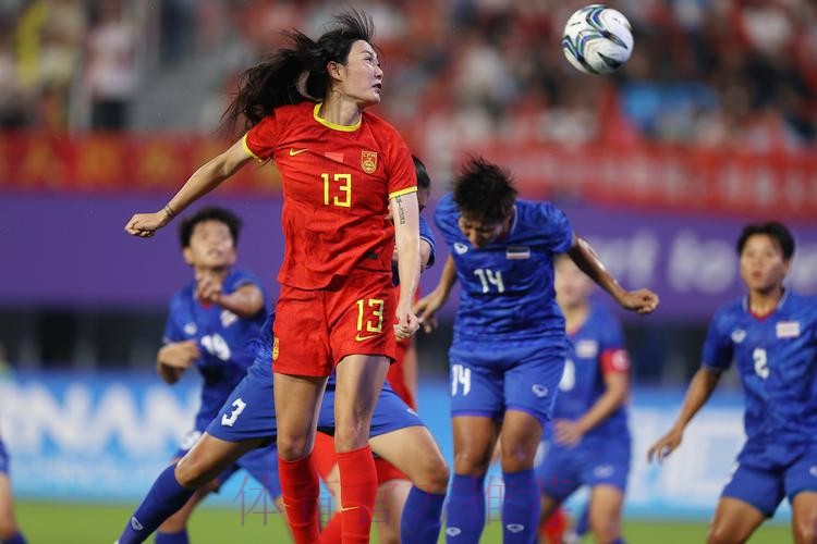 中国女足4-0泰国女足 晋级亚运会四强